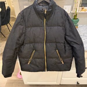 Mackage Black Jacket with Silver Logo